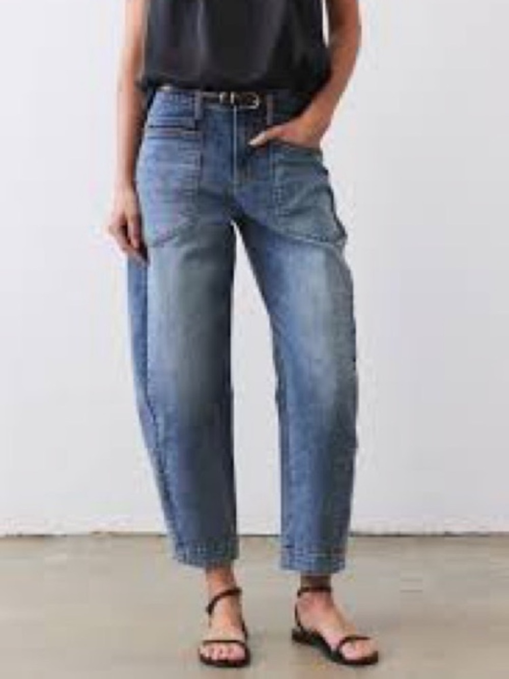 Ruti ORIGINAL PETITE SLOUCHY JEANS Vintage Wash size 10P